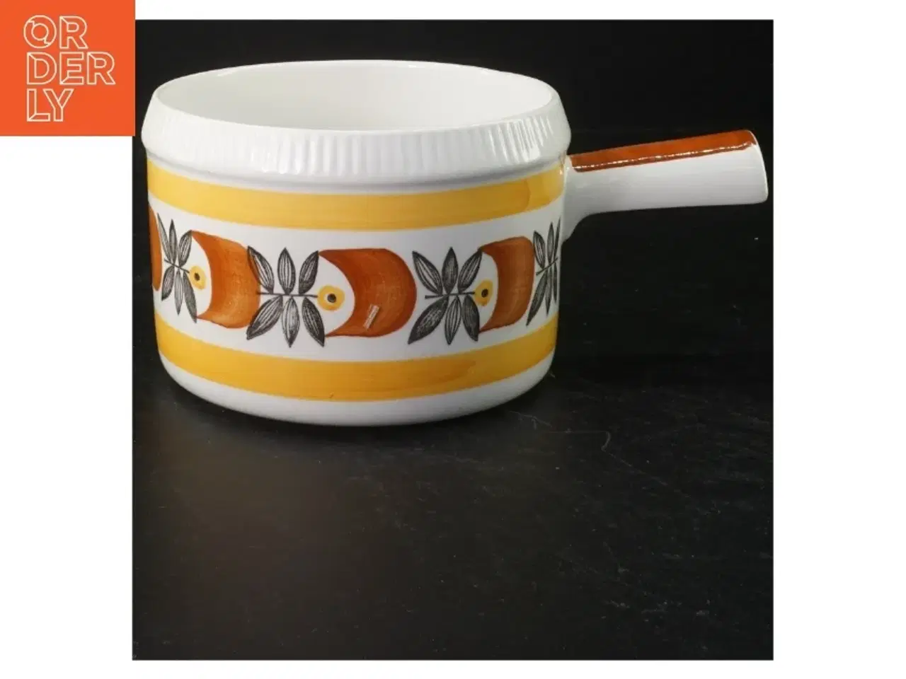 Billede 1 - Retro suppeterrin (str. H 9,5 cm)