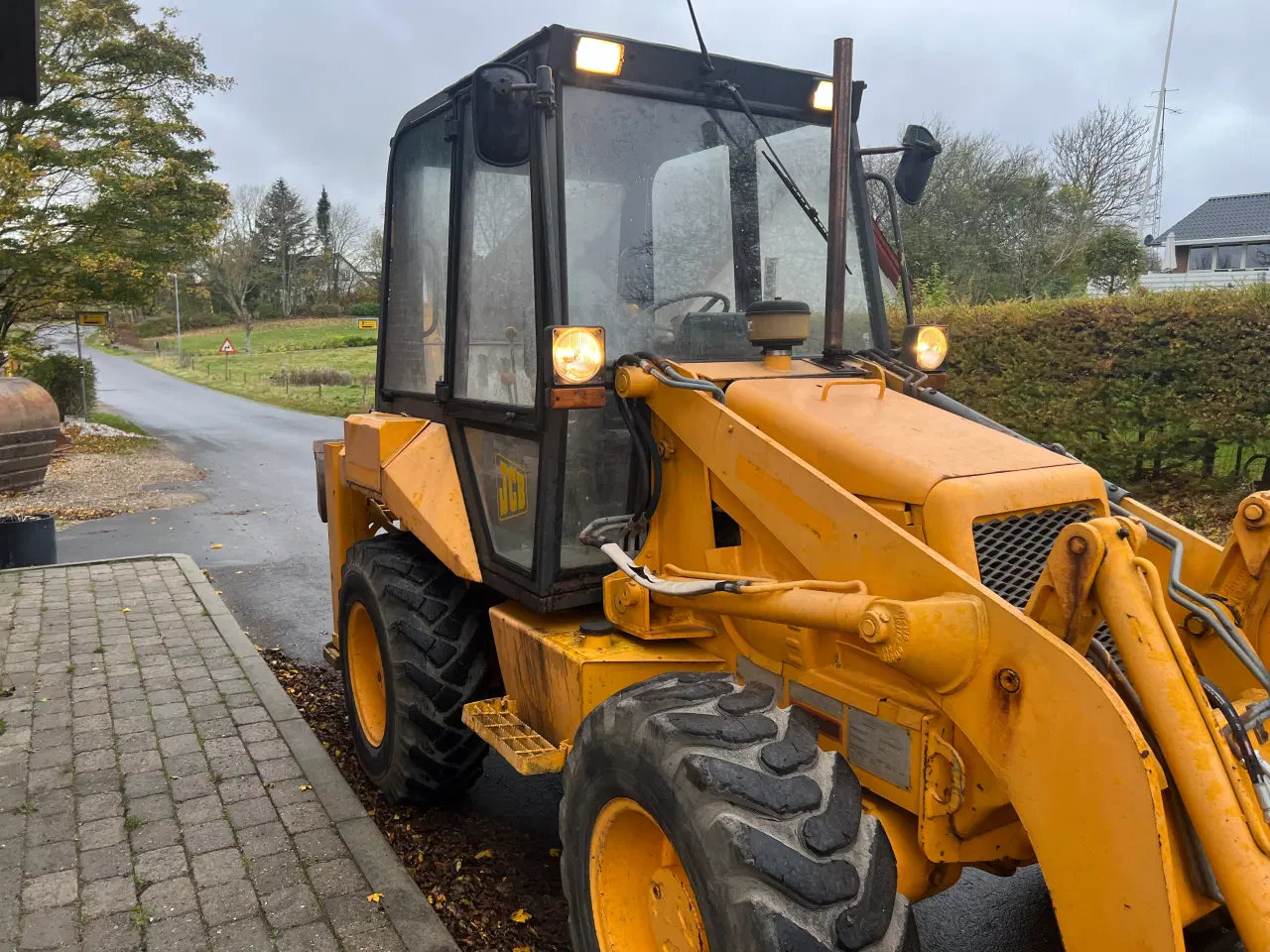 Billede 6 - Jcb 2cx lille rendegraver styring på alle hjul 