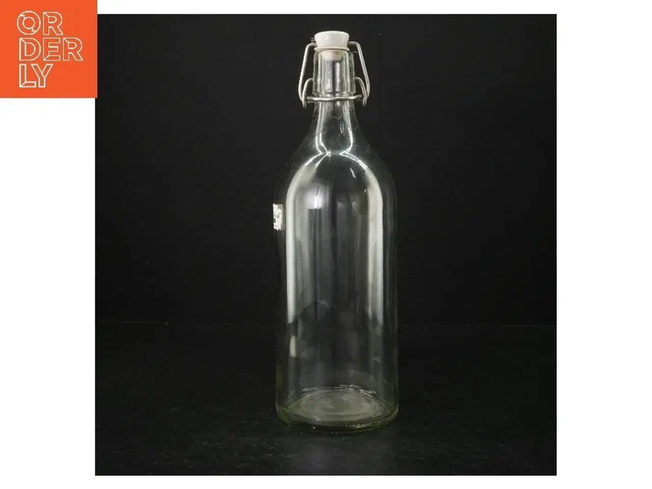 Billede 2 - Genbrugsglasflaske med svingtop fra IKEA (str. H. 29 cm. ø 9 cm)