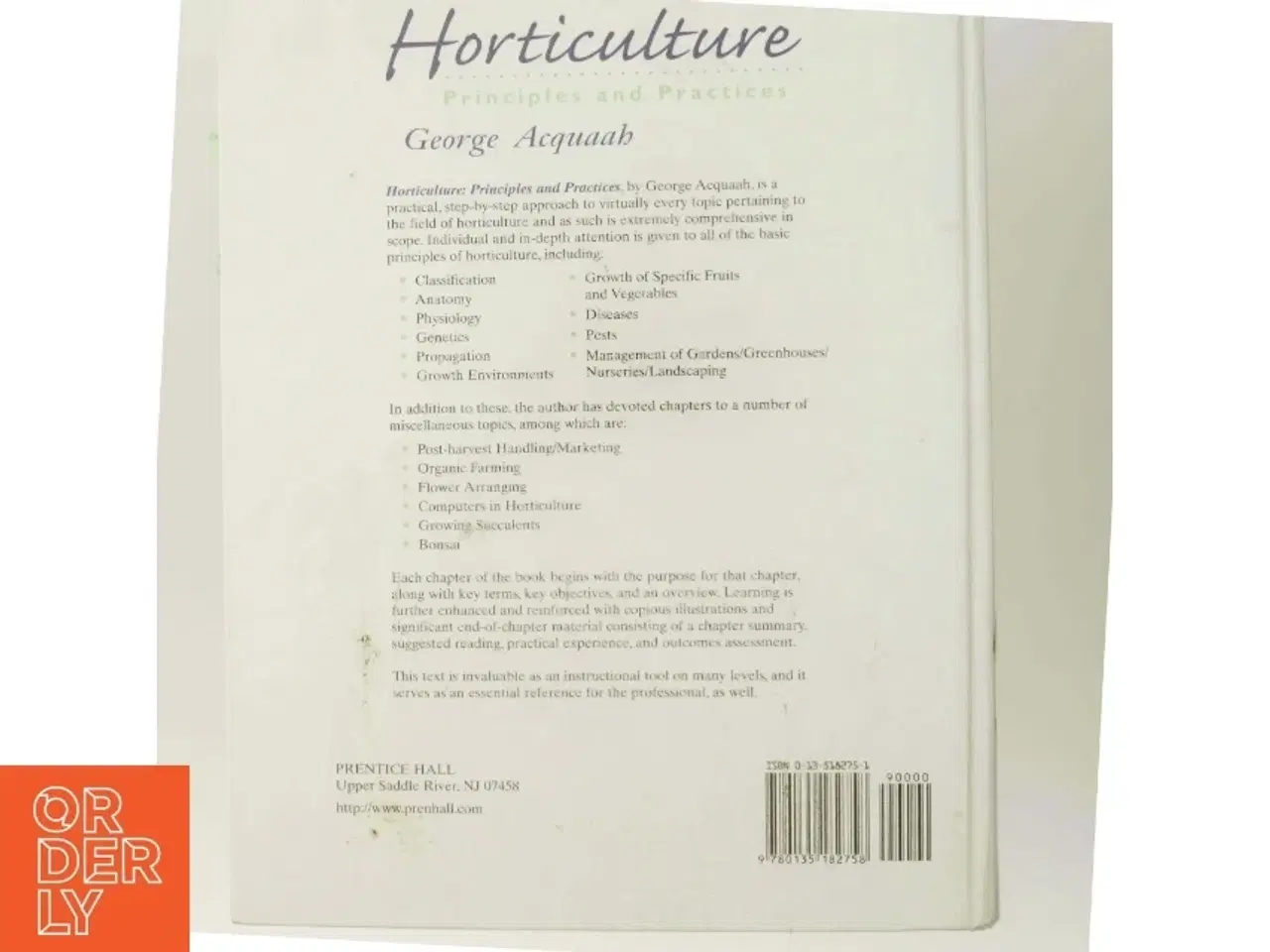 Billede 3 - Horticulture : principles and practices (Bog)