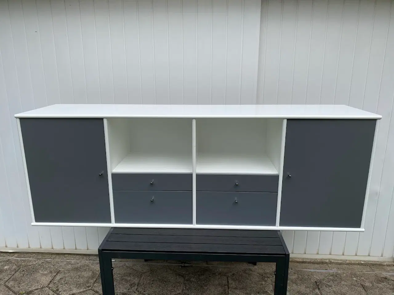 Billede 1 - ⭐️ Mistral Classic 110 skænk – Snehvid/Grafit