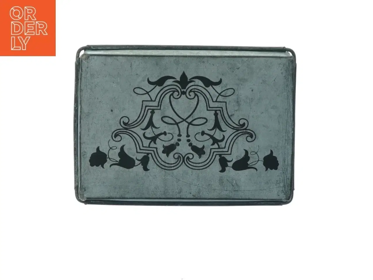 Billede 2 - Metalkasse med låg (str. 13x10 cm)