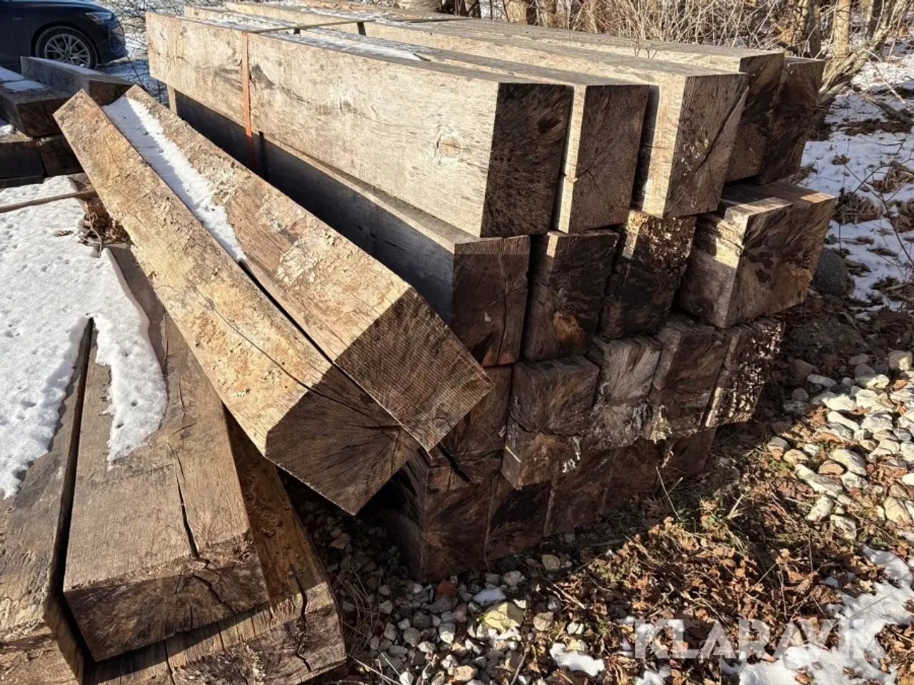 Billede 8 - Egesveller 100styk Egetræ 2600x250x150mm