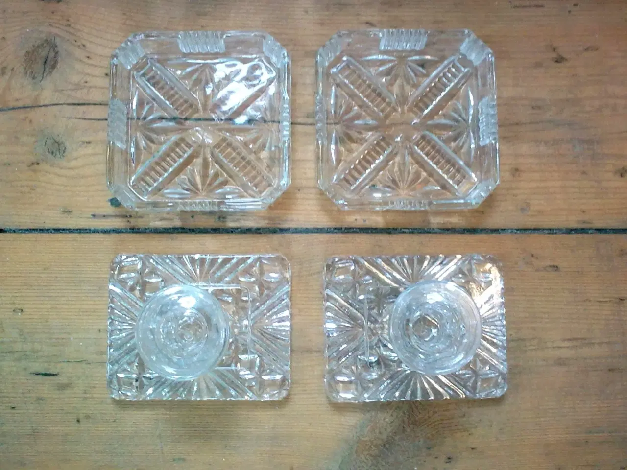 Billede 14 - Bling påske skåle 4 m lysestage glas NYT og GL. 