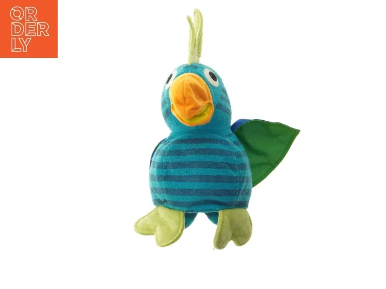 Billede 1 - Andrea, blåt papegøje tøjdyr fra DR (str. 38 cm)