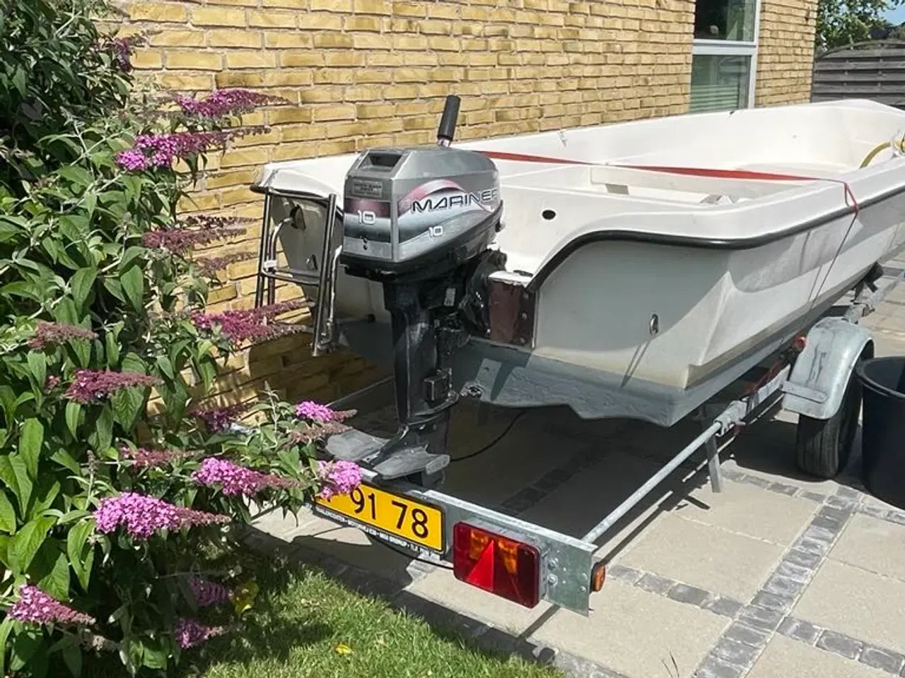 Billede 3 - Jolle med motor og trailer
