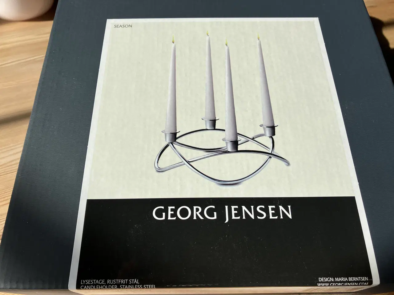 Billede 2 - Georg Jensen Season lysestage i rustfrit stål