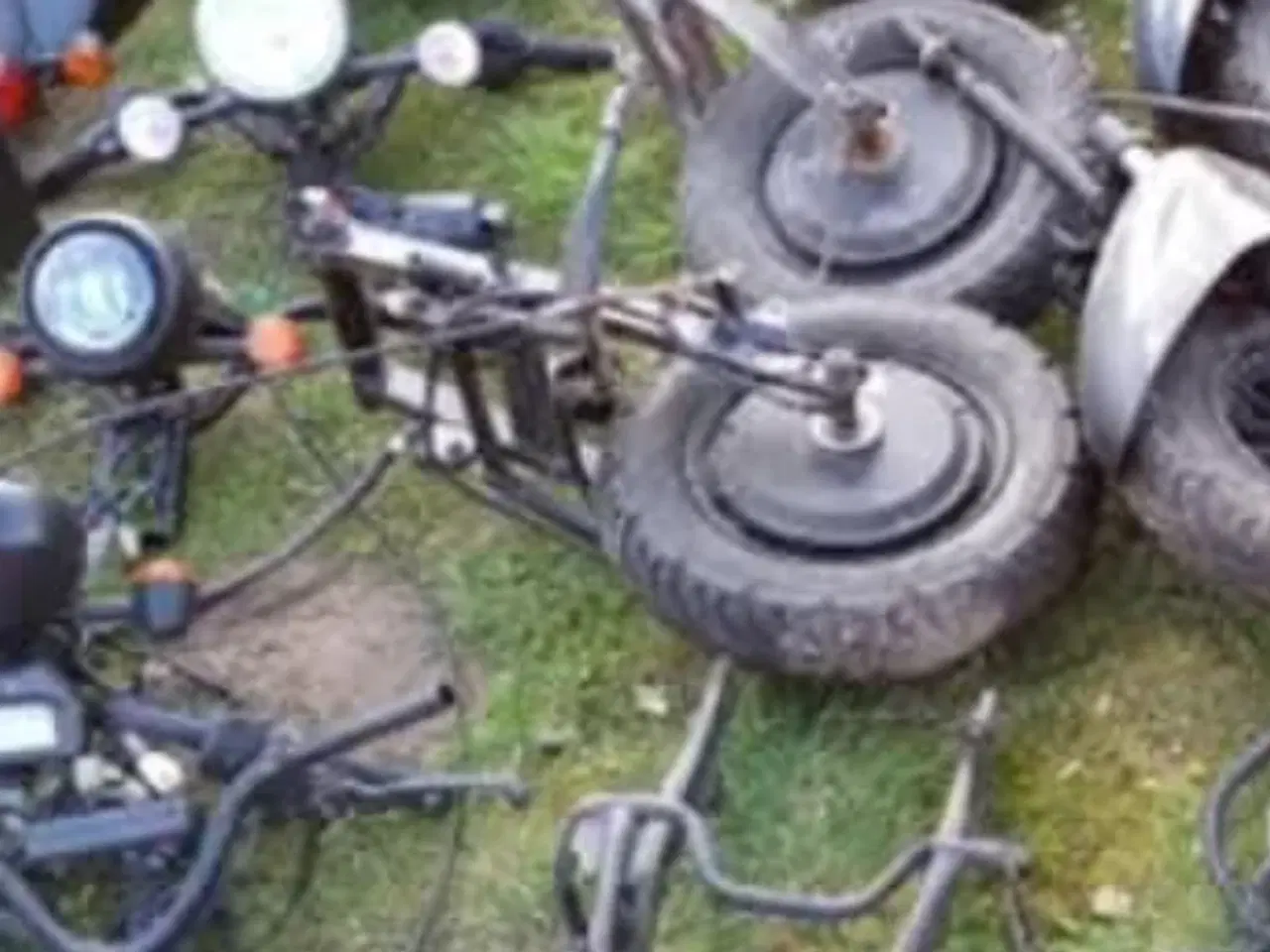 Billede 1 - El-motor/baghjul med bagsvinger til vga vax Pr