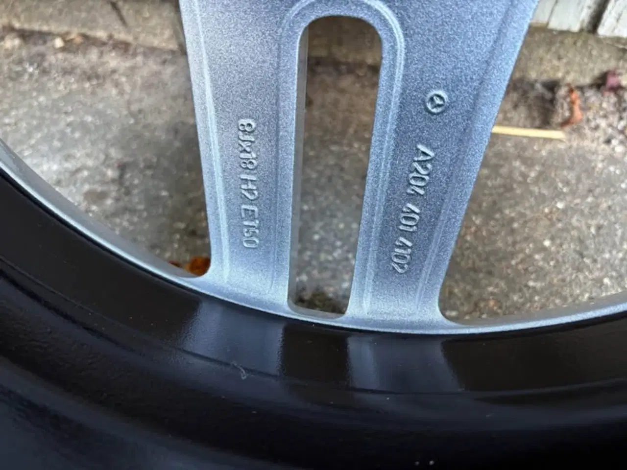 Billede 9 - Mercedes AMG Fælge med vinterdæk