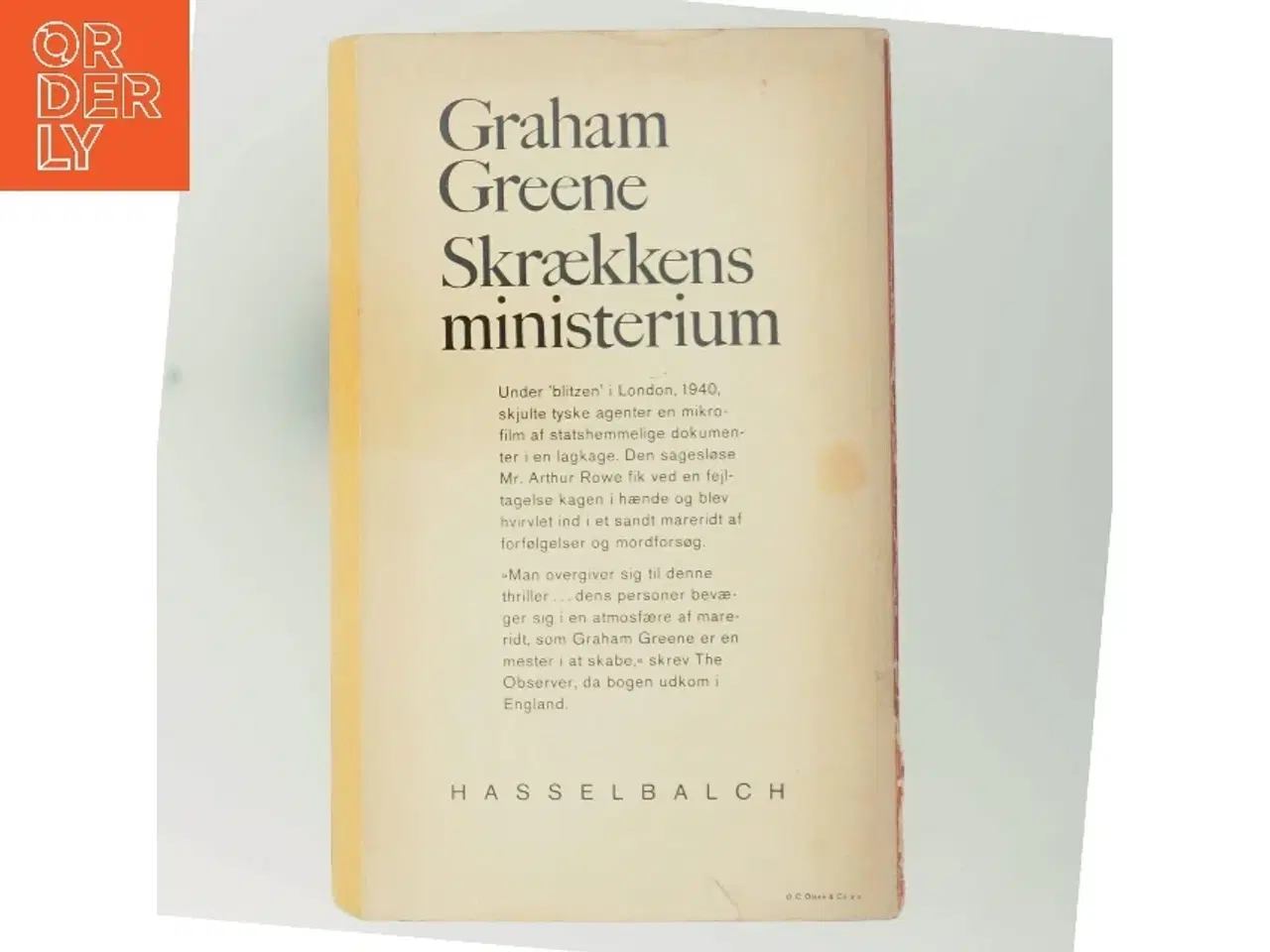 Billede 3 - Skrækkens ministerium af Graham Greene fra Hasselbalch