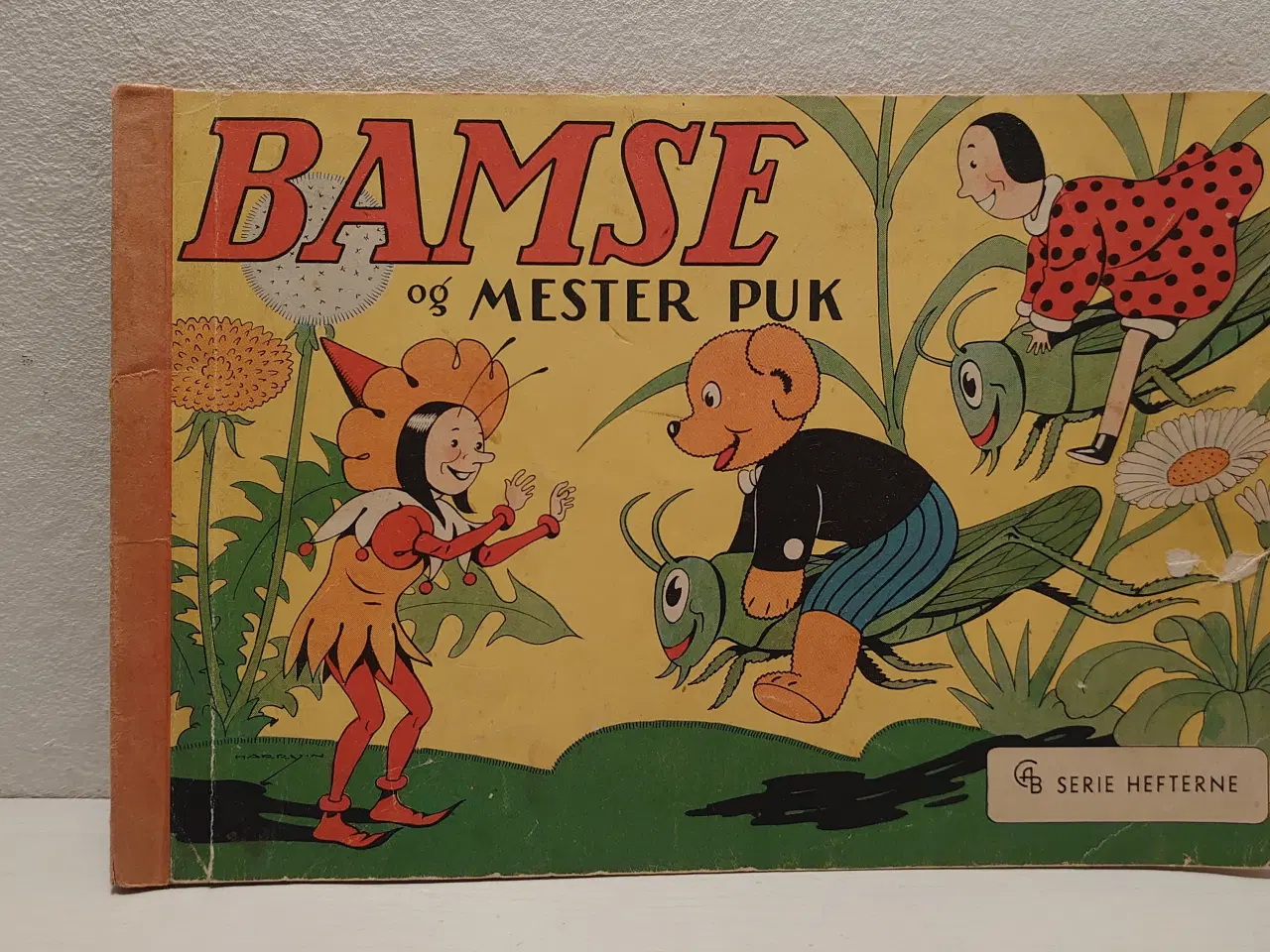 Billede 1 - Bamse og Mester Puk. 1.udg.1.oplag. 1945.Sjældent