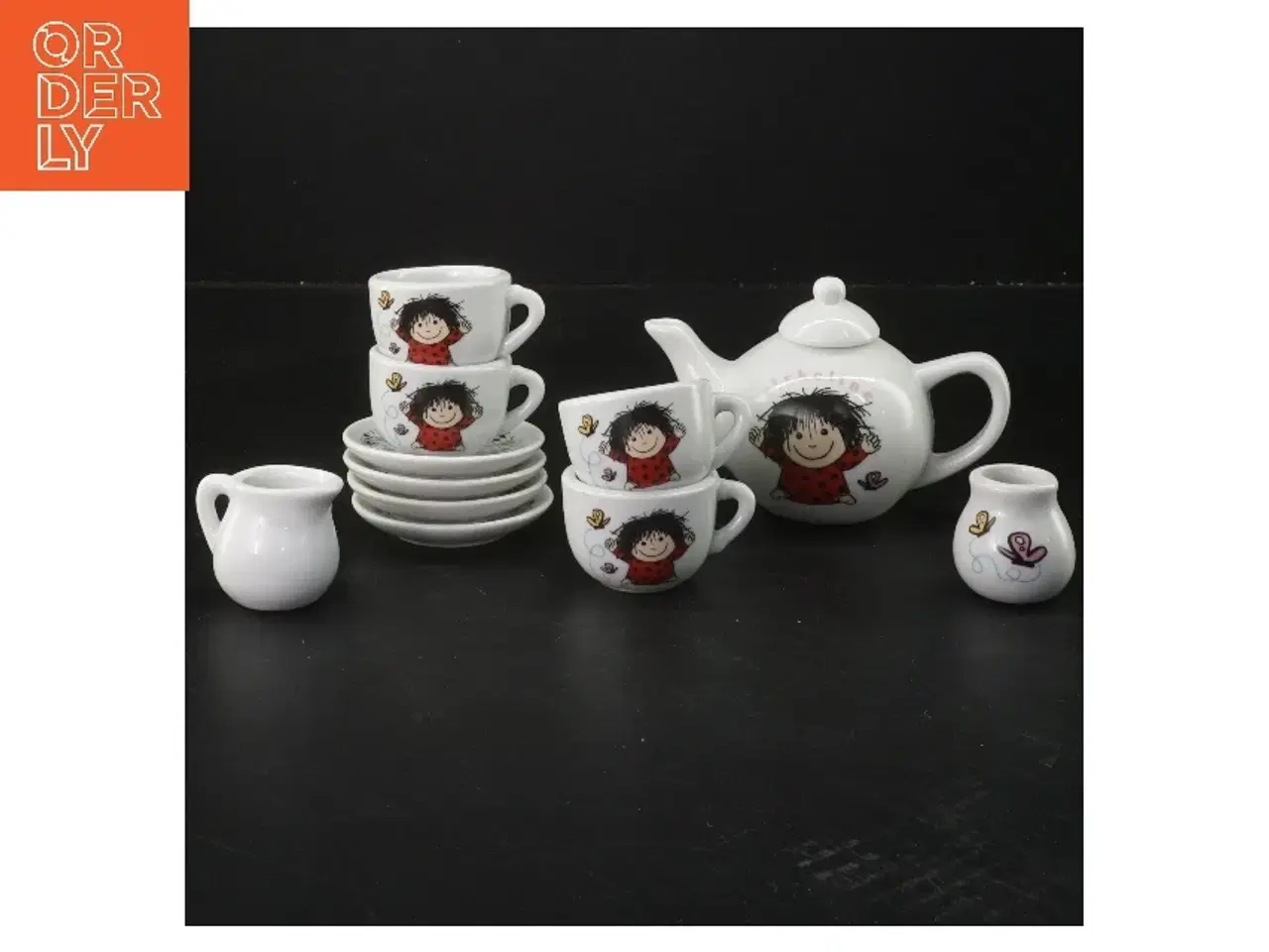 Billede 1 - Børnetesæt med Cirkeline i porcelæn (str. 13 & 4,5 & 6,5 cm)