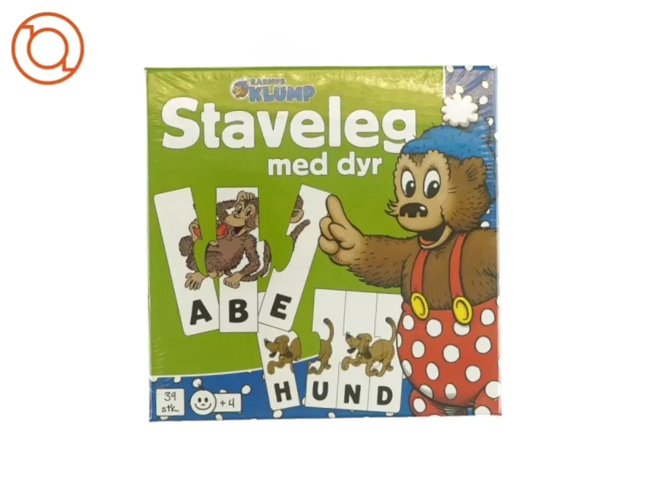 Billede 1 - Rasmus klump - Staveleg med dyr (Spil)