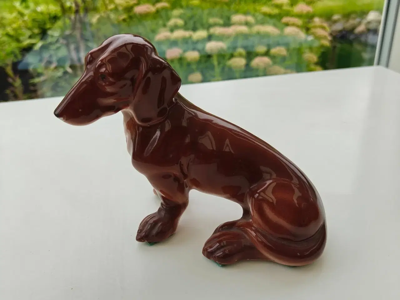 Billede 1 - Gravhund porcelæns figur