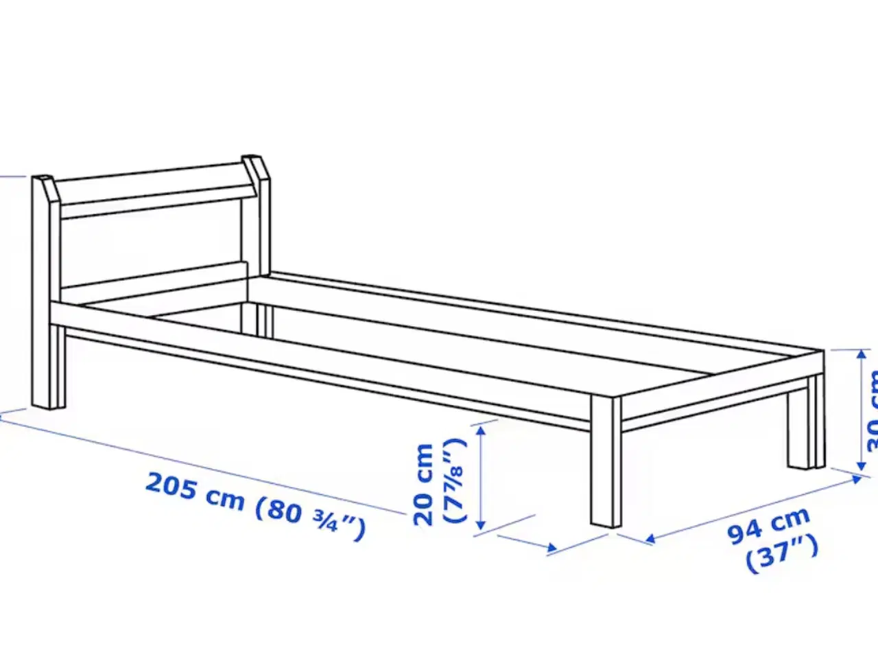 Billede 2 - Ikea enkelt seng inkl lameller