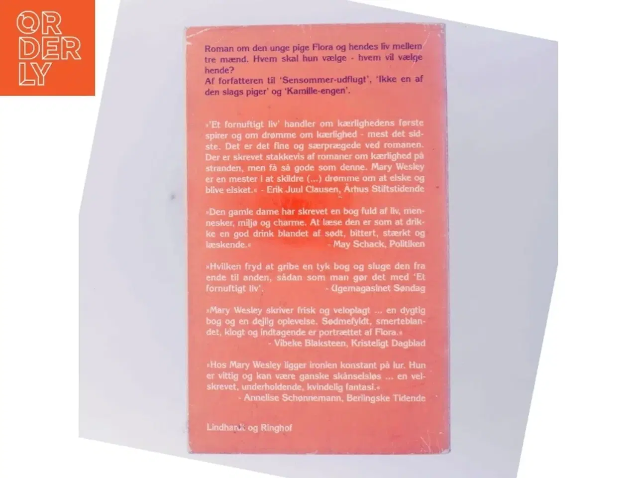 Billede 3 - Et fornuftigt liv af Mary Wesley (Bog)