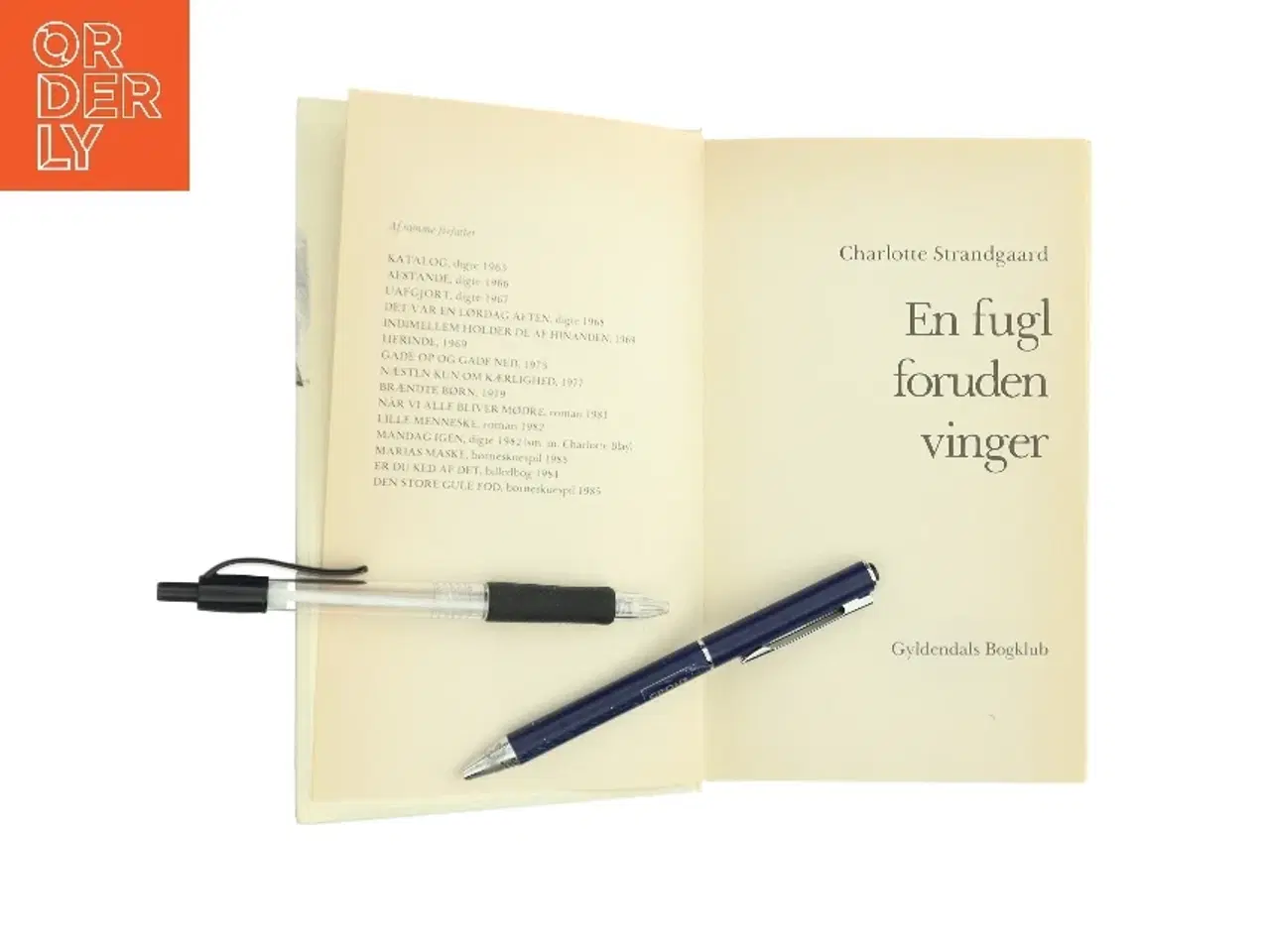 Billede 1 - En fugl foruden vinger af Charlotte Strandgaard (Bog)