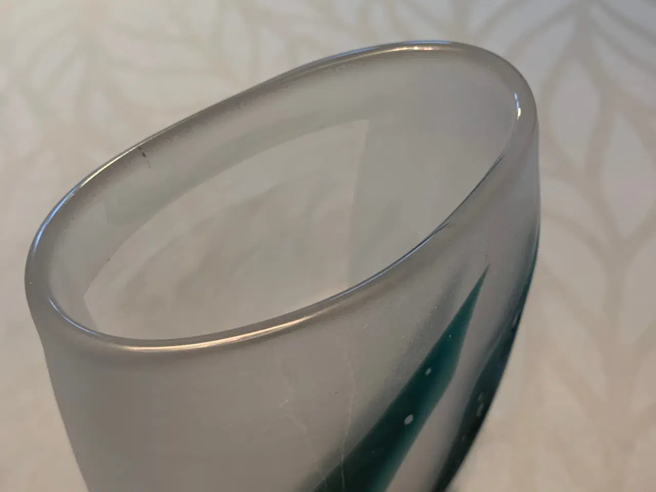 Billede 3 - Glasvase i mundblæst glas, Sæby Glaspusteri 