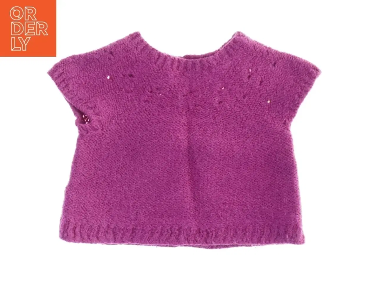 Billede 1 - Strikket børnevest (str. 28 x 22 cm)