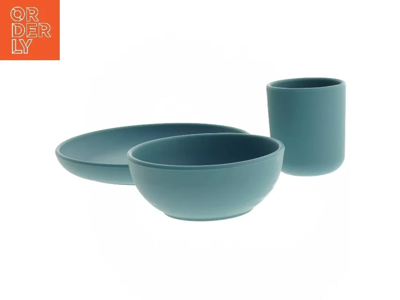 Billede 2 - Silikone sæt i blå fra Søstrene Grene