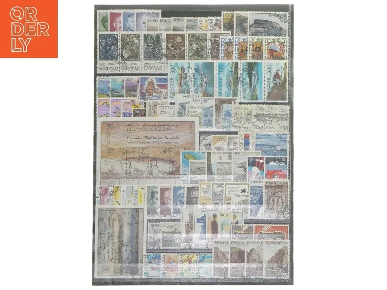 Billede 2 - Frimærkesamling Færøerne 1975-89 stemplet