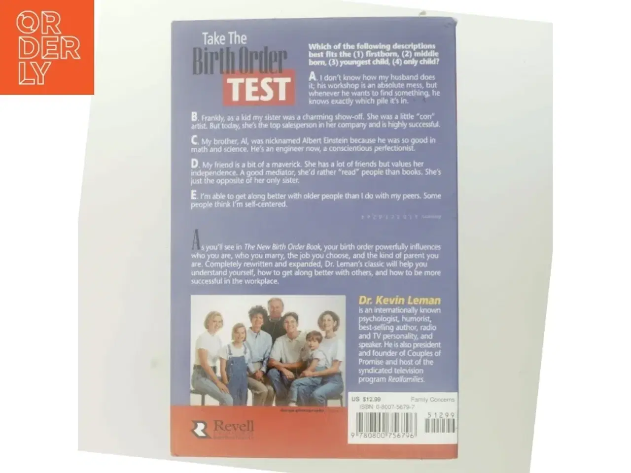 Billede 3 - The New Birth Order Book af Kevin Leman (Bog)