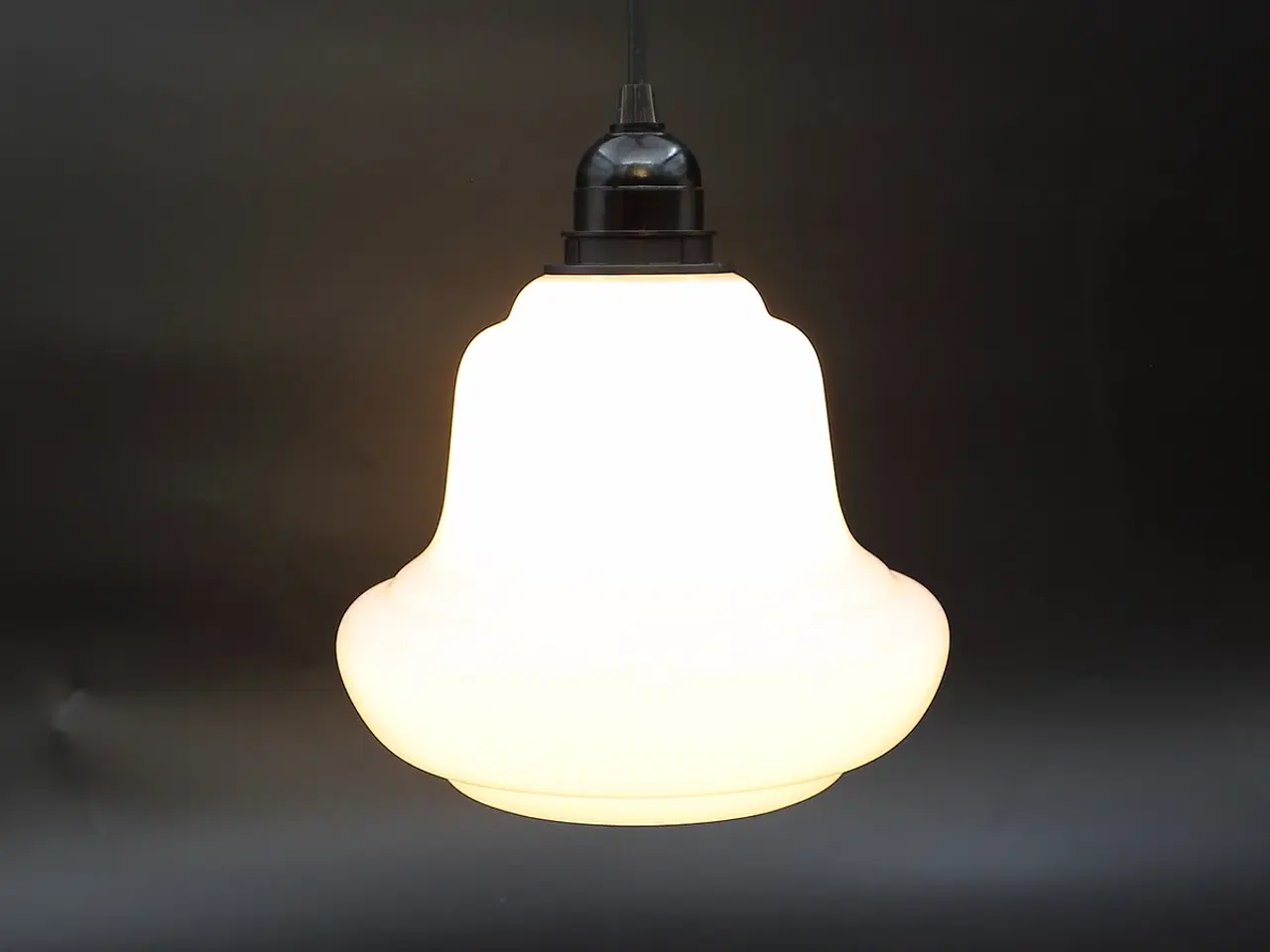 Billede 5 - Opal glasskærm fra 1950–60’erne genanvendt som pen