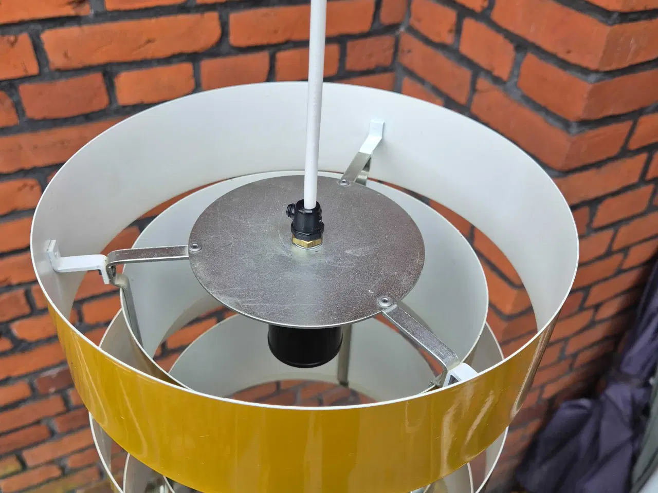 Billede 6 - Smuk karrygul Eiffel-pendel