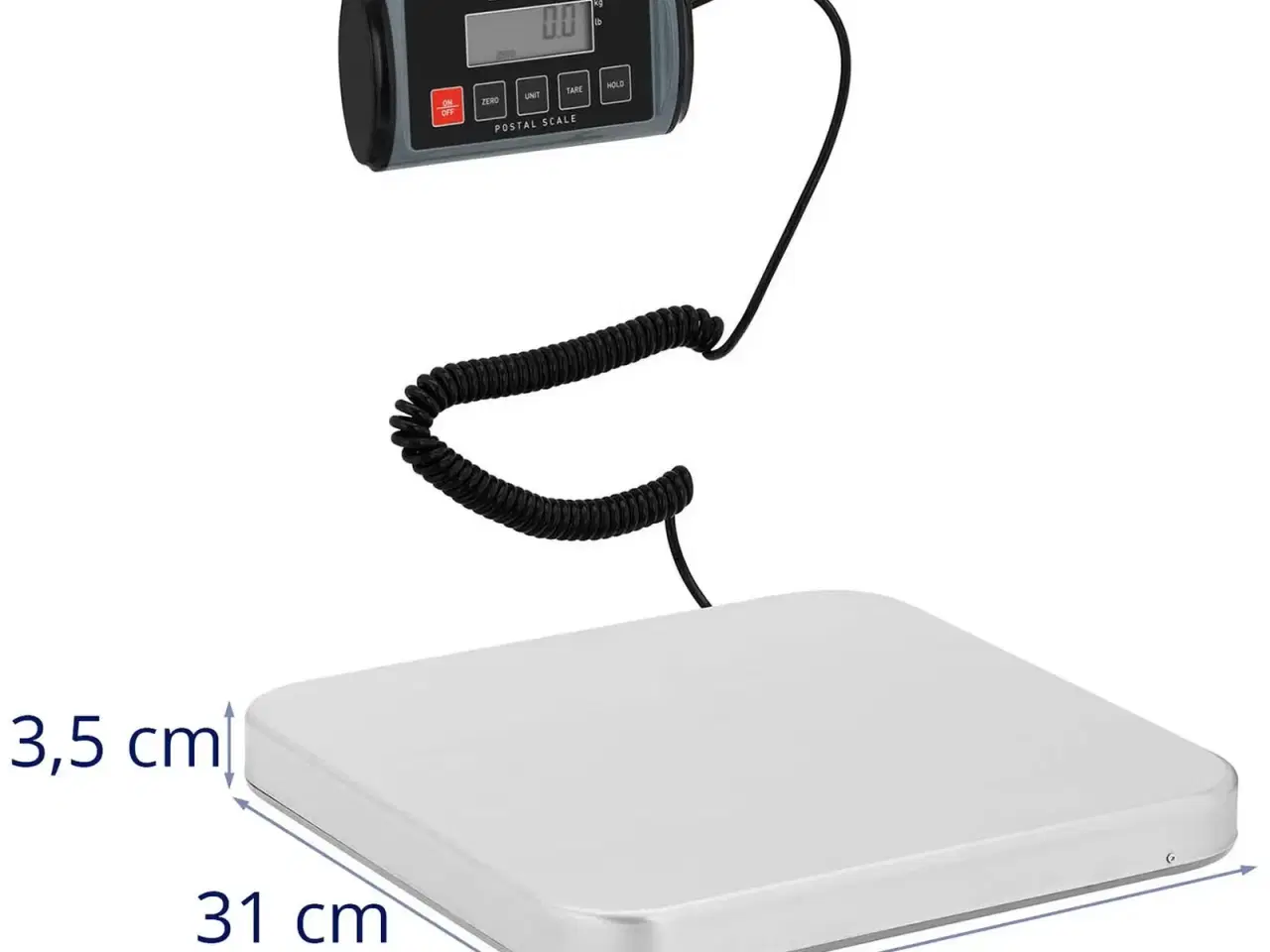 Billede 6 - Pakkevægt – 100 kg / 0,05 kg – eksternt LCD