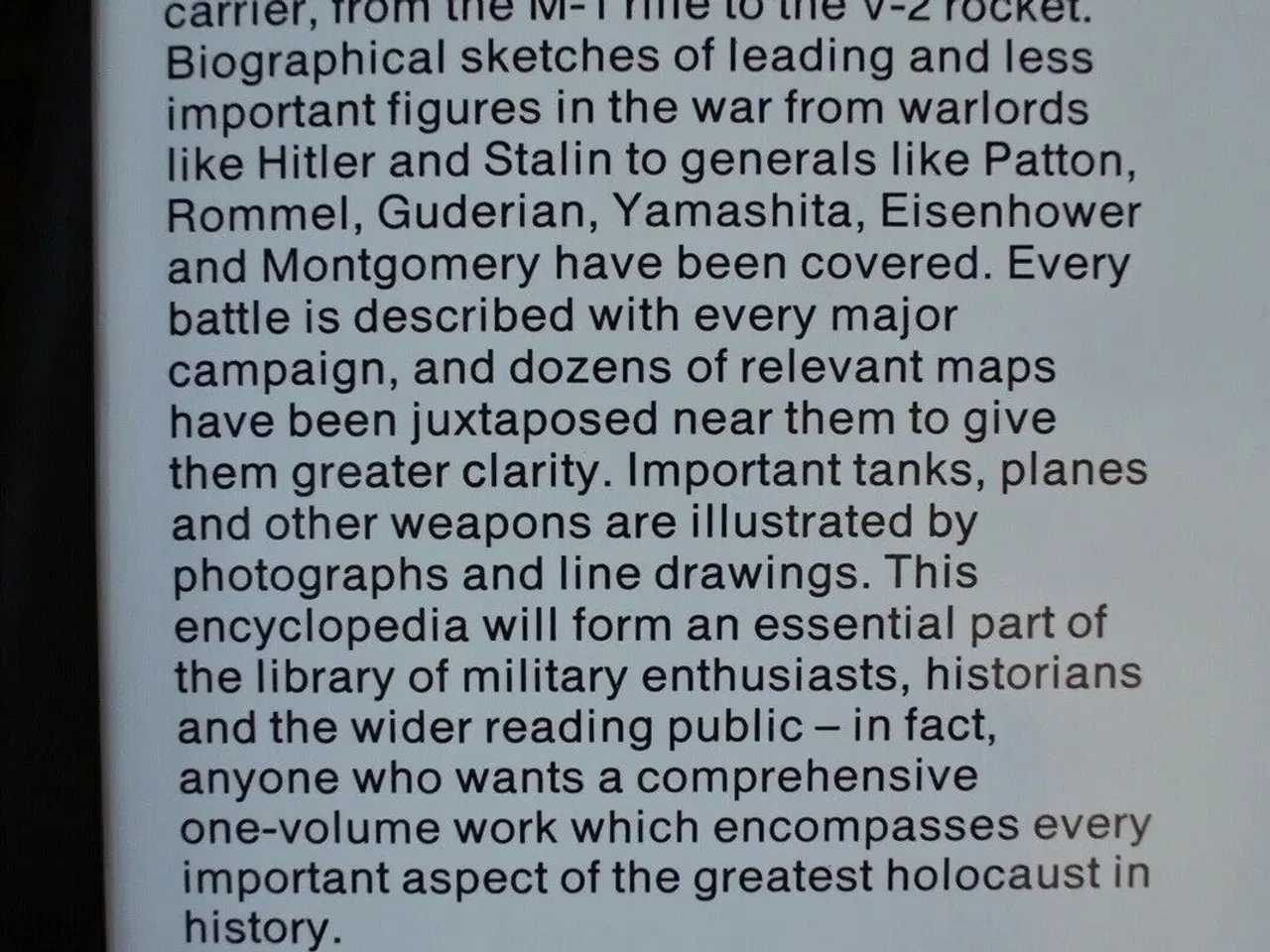Billede 3 - encyclopedia of world war II, edited by john keega