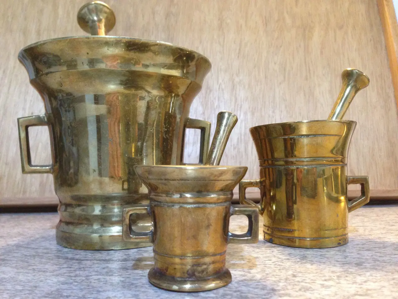 Billede 1 - Morter i messing