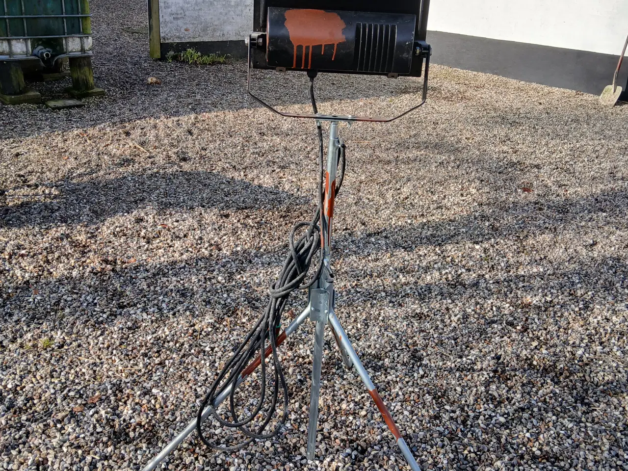 Billede 3 - Byggebelysning, teleskopstativ