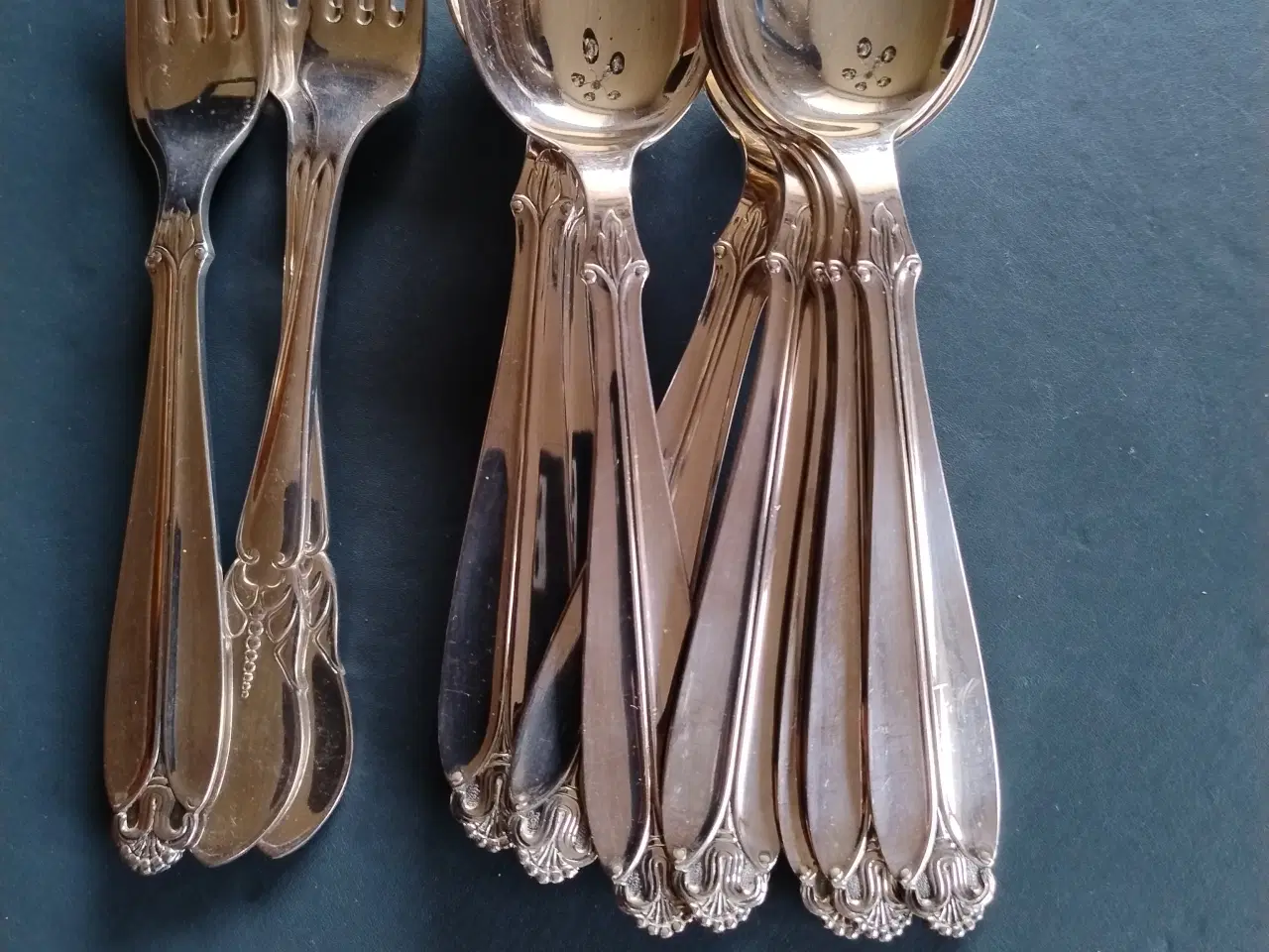 Billede 1 - bestik sølvplet 