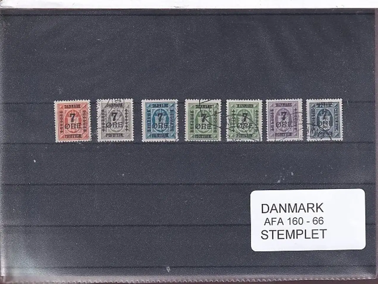 Billede 1 - Danmark Samling - AFA 160 - 66 -  Stemplet