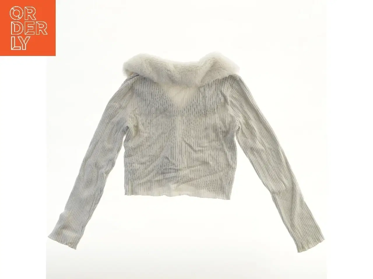 Billede 2 - Langærmet trøje med pelskrave fra H&M (str. 146)