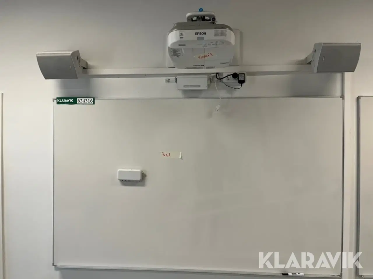 Billede 1 - Projector Epson med whitebordtavle og højtaler