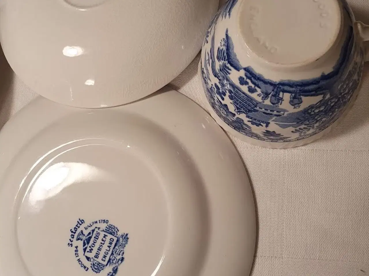 Billede 3 - Engelsk vintage porcelæn fra Woods - blå 