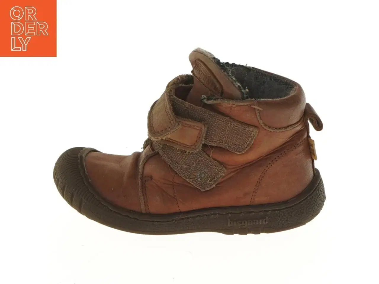 Billede 1 - Brune børnestøvler med velcro fra bisgaard (str. 26 )