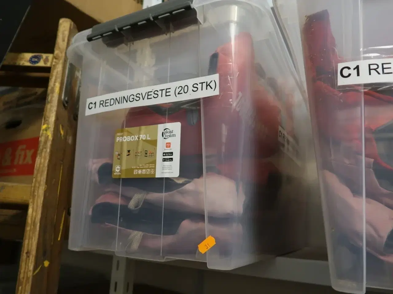Billede 5 - 3 stk. kasser med redningsveste