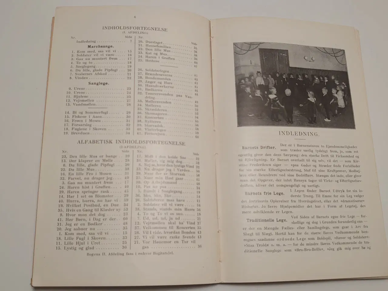 Billede 3 - Anna Wulff: Sange og Sanglege for Smaabørn. 1922