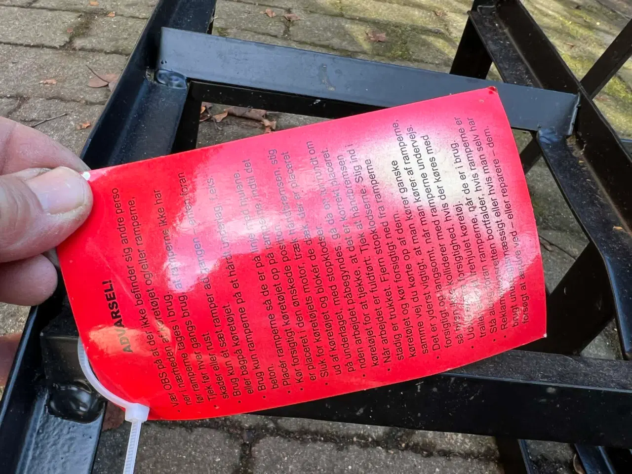 Billede 4 - Opkørselsrampe til personbiler.