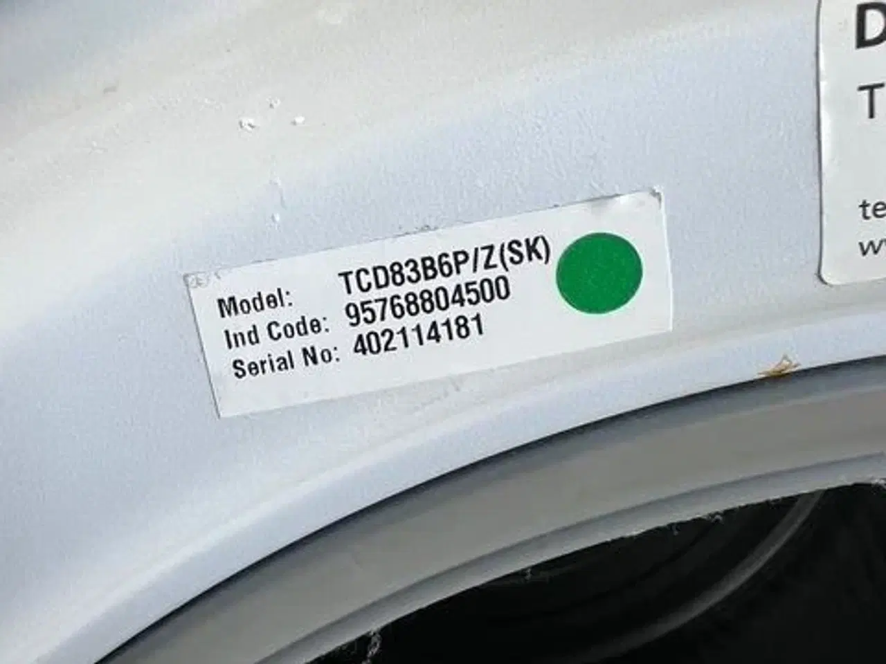 Billede 2 - Tørretumbler HOTPOINT ARITON