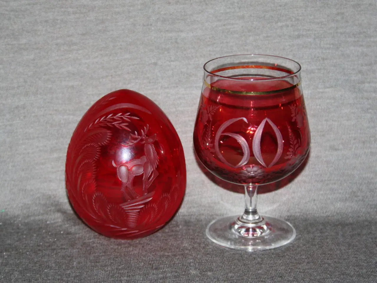 Billede 1 - Russisk glas Påske æg