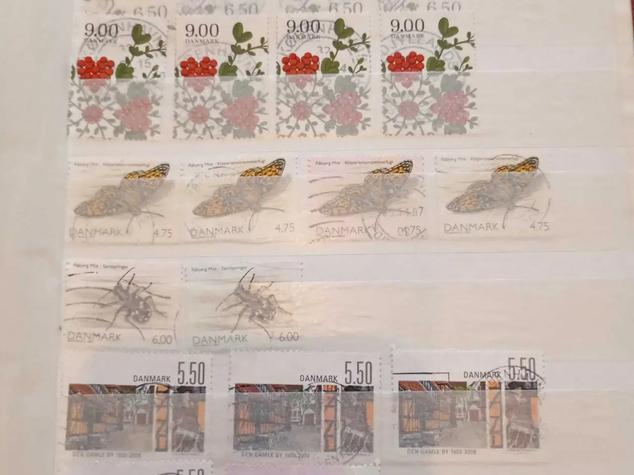 Billede 46 - indstiksbog med danske frimærker 