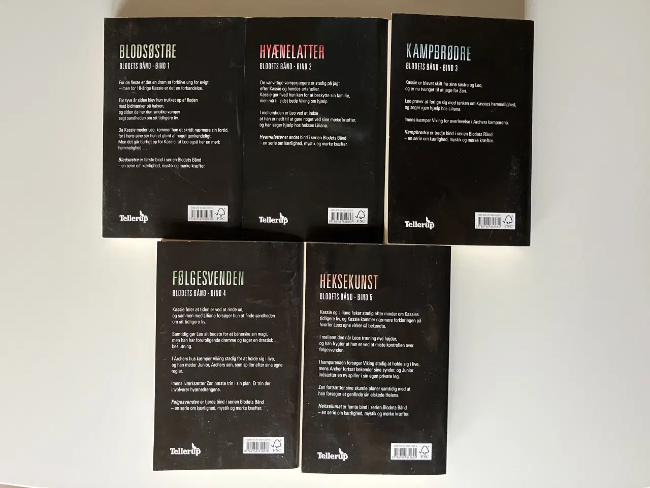 Billede 2 - Blodets bånd 1-5 (5 bøger samlet). Af Pernille Eyb