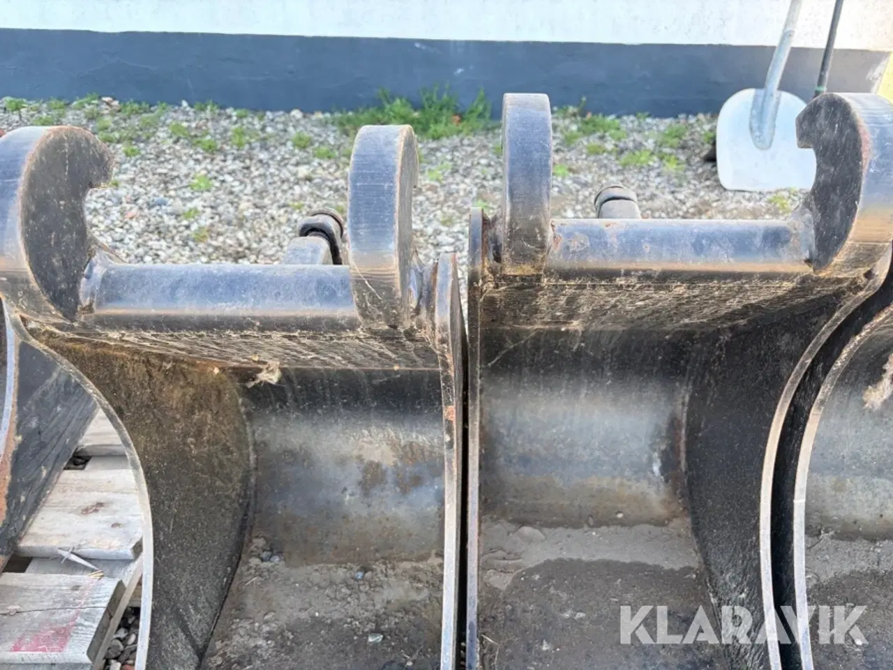 Billede 10 - Lerskovle Skive Maskinfabrik 20 cm 1 styk og 30 cm 3 styk til minigraver