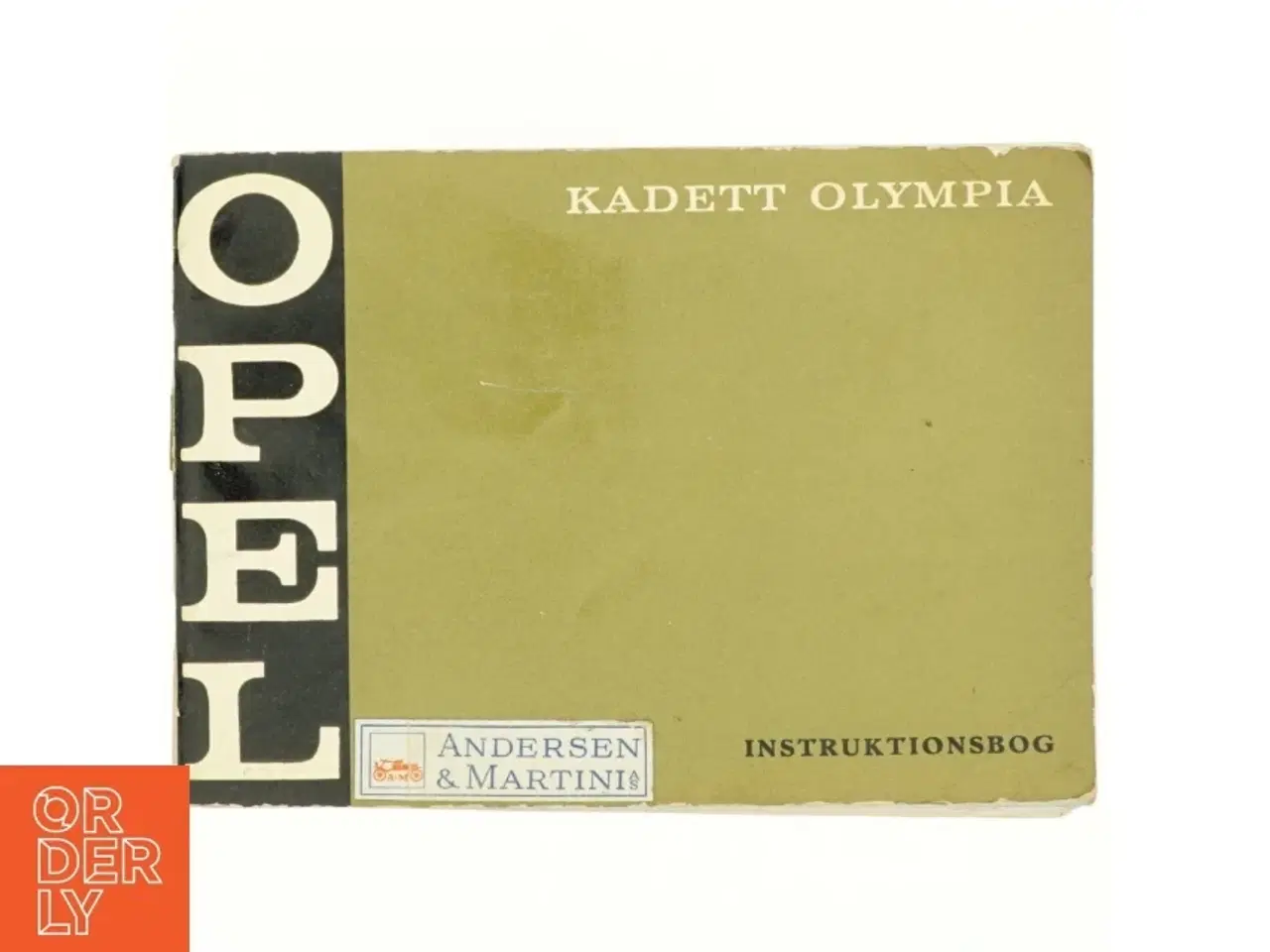 Billede 1 - Kadett Olympis instruktionsbog (bog)