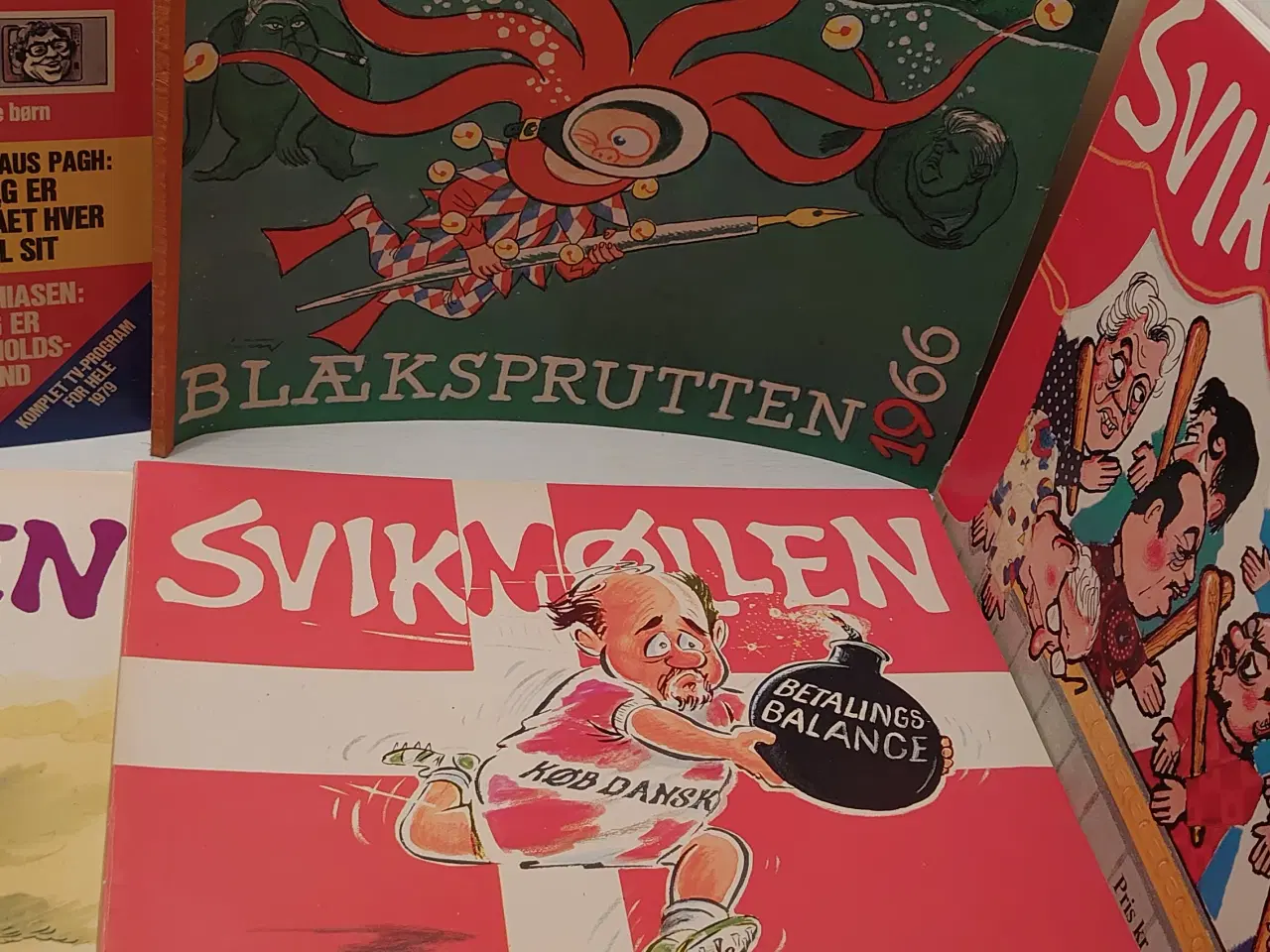 Billede 5 - 5 stk Svikmøllen og 1 stk blæksprutten. Kun samlet
