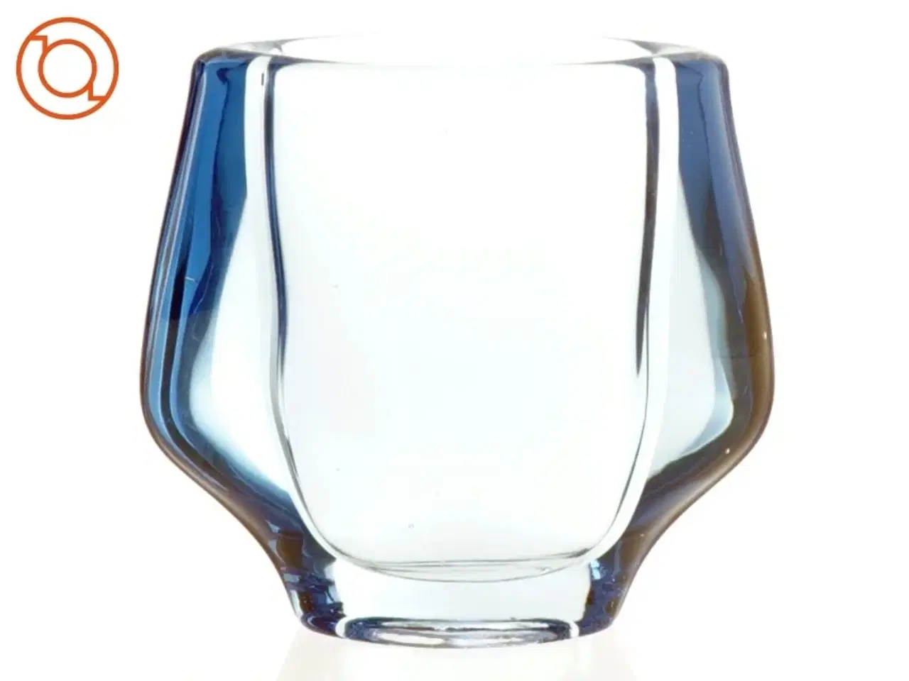 Billede 1 - Vase i glas (str. 8 x 9 cm)