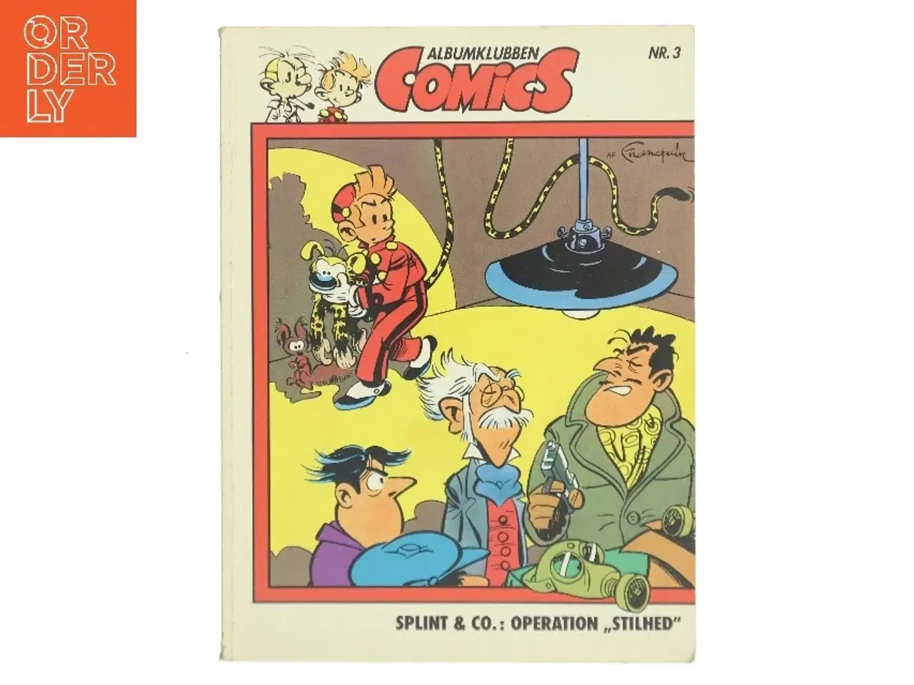 Billede 1 - Splint & Co.: Operation "Stilhed" af Franquin (Tegneserie)